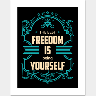 Freedom Quote Chapter 01 Posters and Art